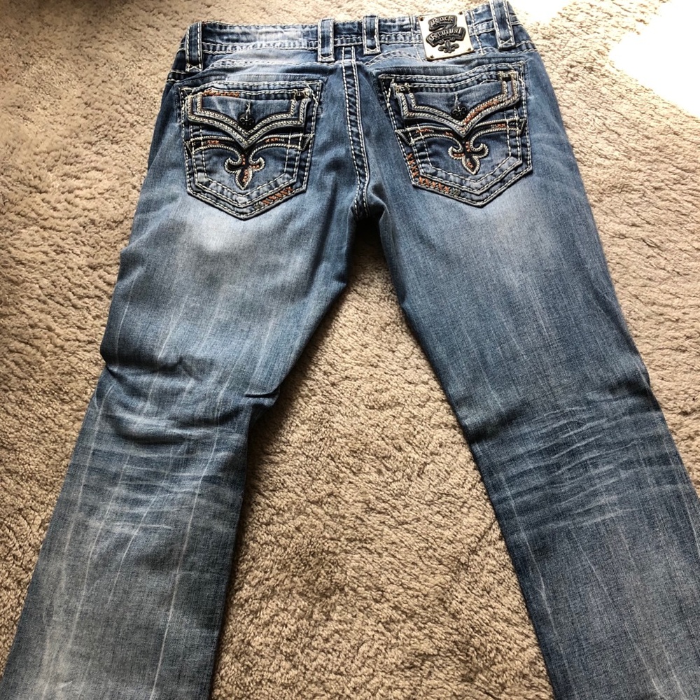 Men’s rock revival jeans 34x32